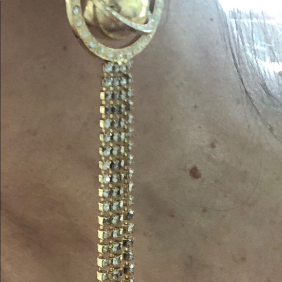 Hanging clip on earrings - Picture 6 of 8